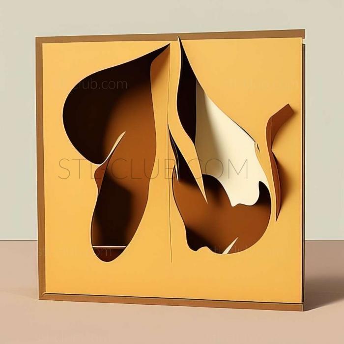 3D model Robert Motherwell American artist (STL)